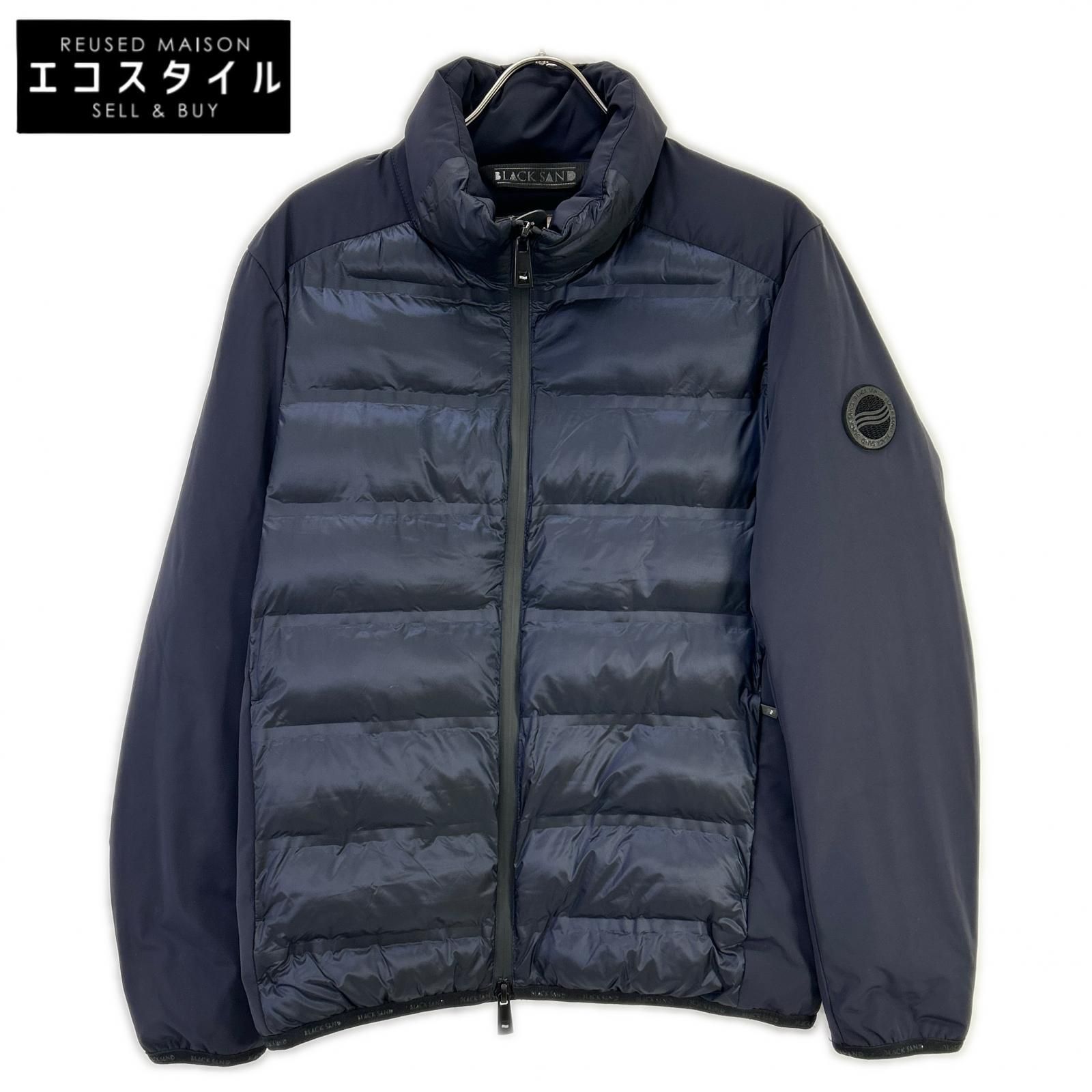 BLACK SAND　ブラックサンド　M2224306 ネイビー 中綿ジャケット　M