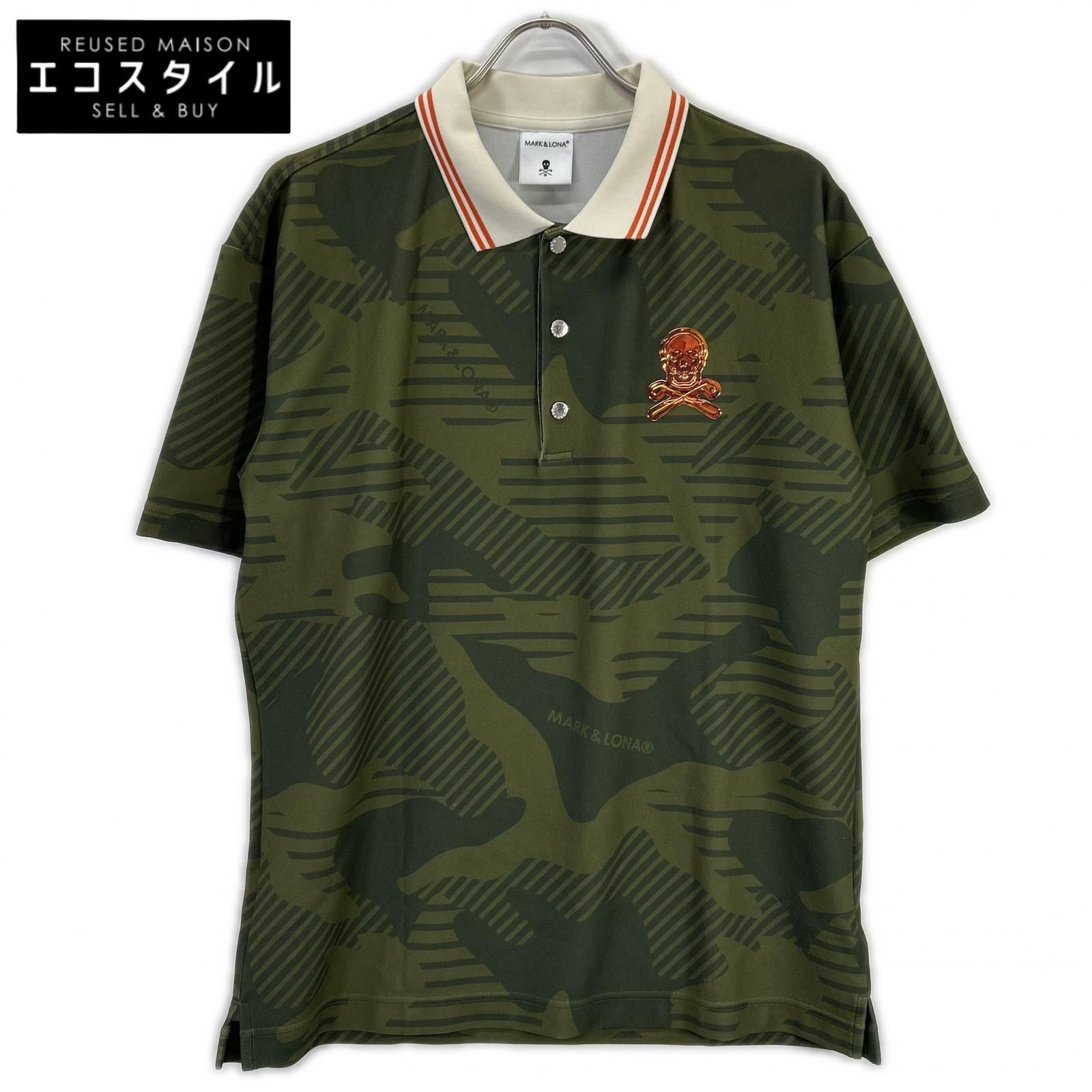 MARK&LONA　マークアンドロナ　MLM-4B-AP15 グリーン Rival Spounge Polo ポロシャツ　48