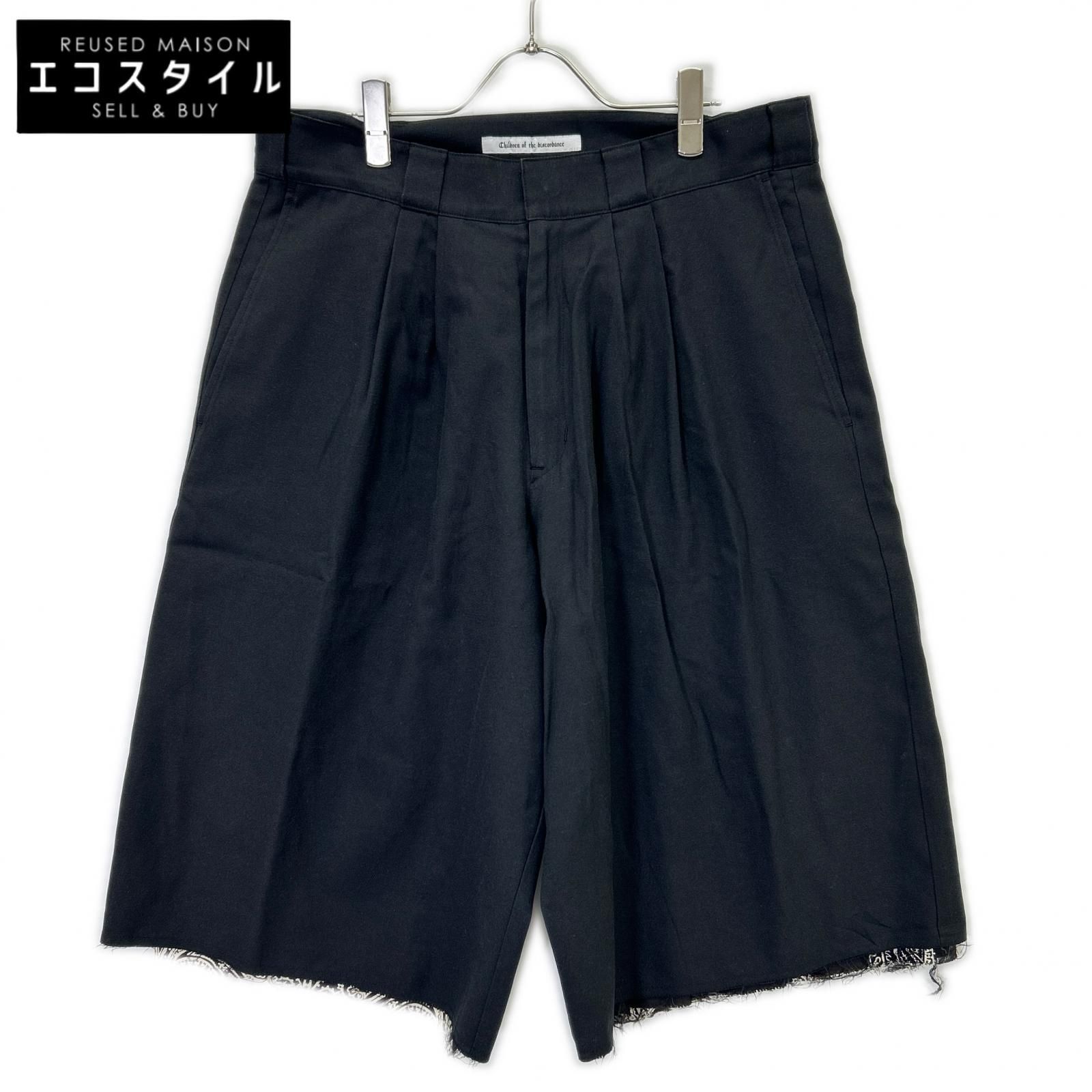 Children of the discordance　チルドレンオブザディスコーダンス　COTDPT-352B ブラック INTAGE BANDANA WIDE SHORT PANTS　3