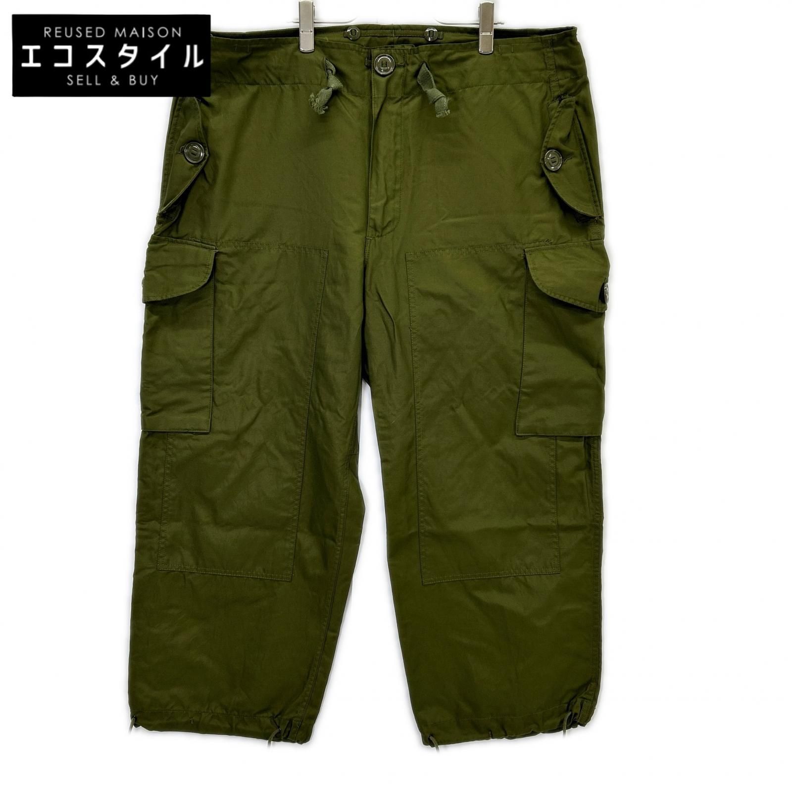 MILITARY ミリタリー 【80\'s】カーキ ECW ウィンドプルーオーバーパンツ 3 SL
