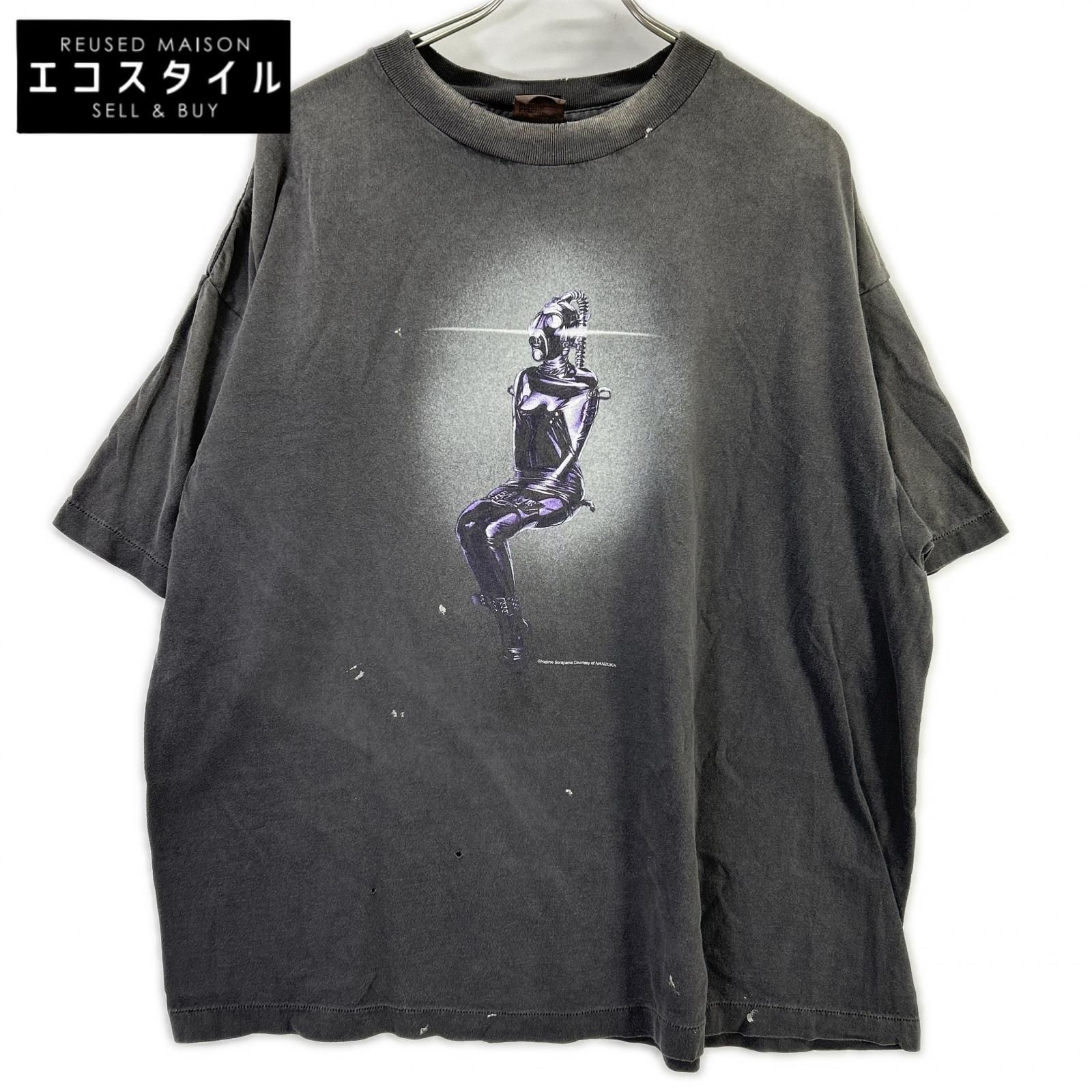 SAINT MICHAEL セントマイケル ×Hajime Sorayama SM-HR1-0000-C75 SRYM_SS TEE/MASK XXL