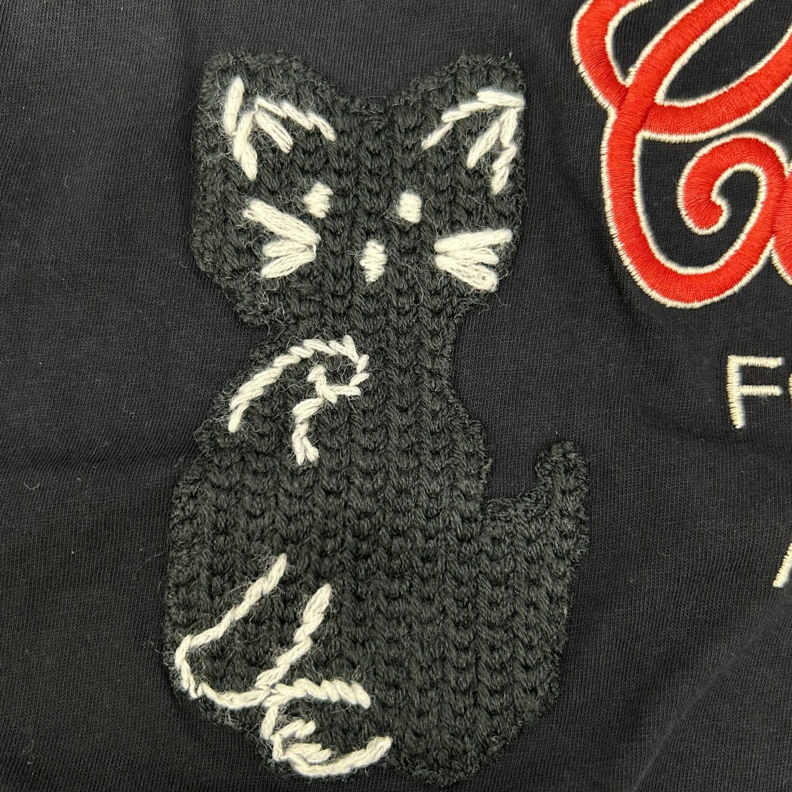 GUCCI グッチ 615044 ブラック Mad Cookies 猫 刺繍 Tシャツ L - メルカリ