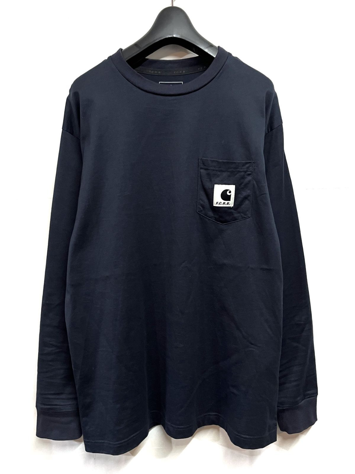 F.C.Real Bristol x Carhartt｜エフシーレアルブリストル カーハート ポケット ロングスリーブ Tシャツ ロンT