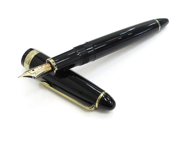 セーラー SAILOR 1911 FOUNDED 14K ペン先 万年筆 ブラック×ゴールド 筆記未確認 筆記用具 文房具