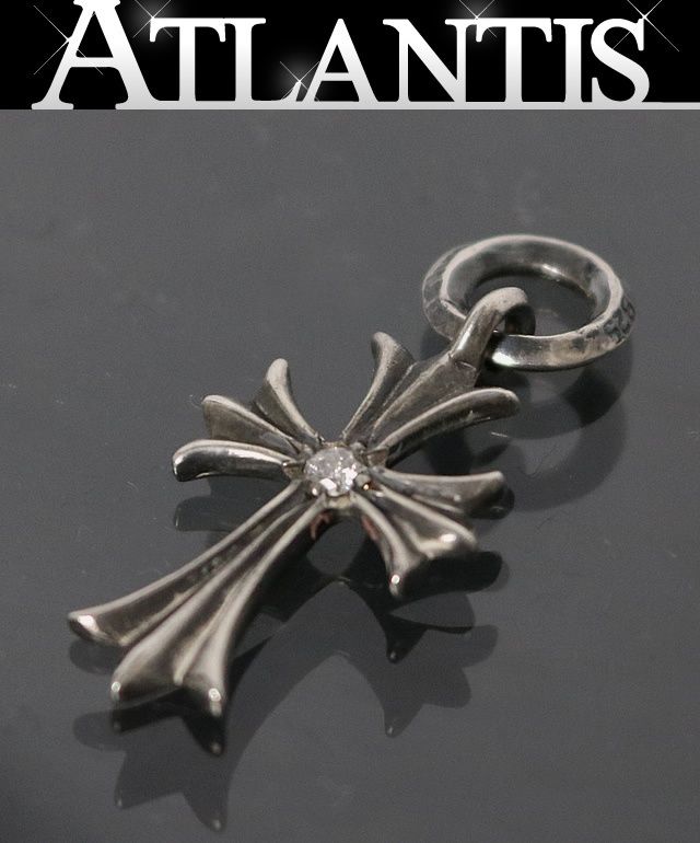 CHROME HEARTS 新宿店 クロムハーツ オールド タイニーCHクロス ペンダント アフターダイヤ シルバー SV925 31359
