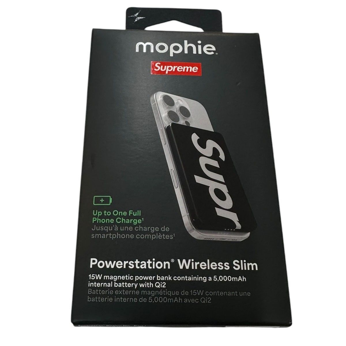 未使用】Supreme×Mophie Qi2 モバイルバッテリー- メルカリ