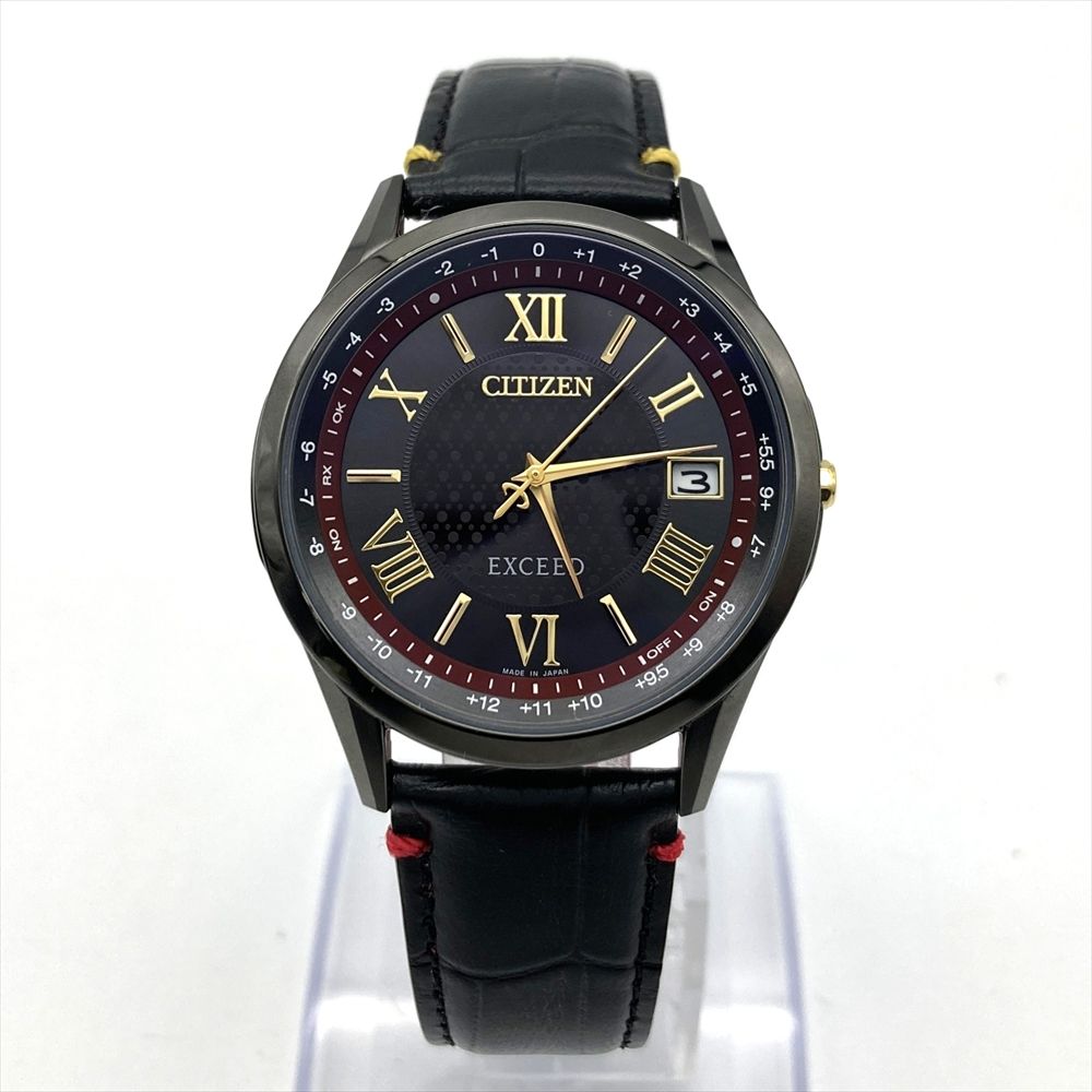 シチズン CITIZEN CB1118-01E EXCEED エクシード ディズニーコレクション エコドライブ 腕時計 ブラック文字盤 Disney 世界限定600本 メンズ【中古】