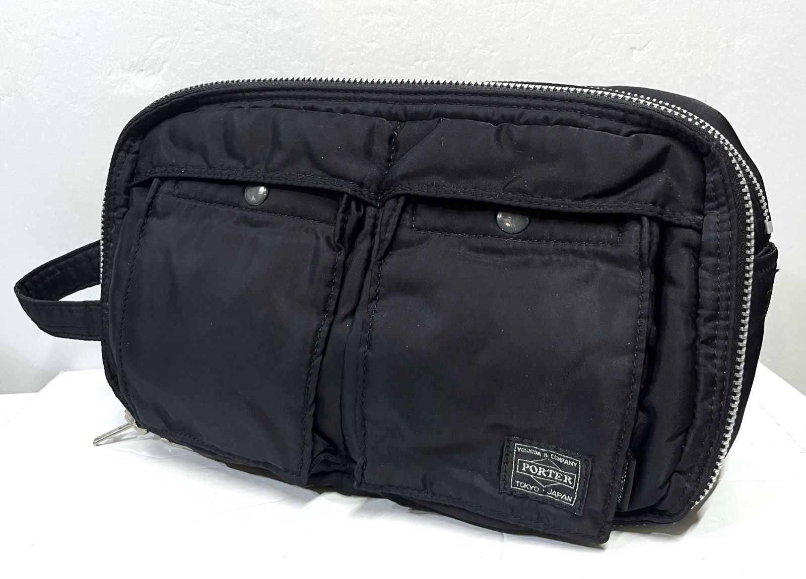 90s 裏原ヴィンテージ カスタム GOODENOUGH × PORTER｜グッドイナフ ポーター タンカー ハンドバッグ ボディバッグ ウエストバッグ 鞄