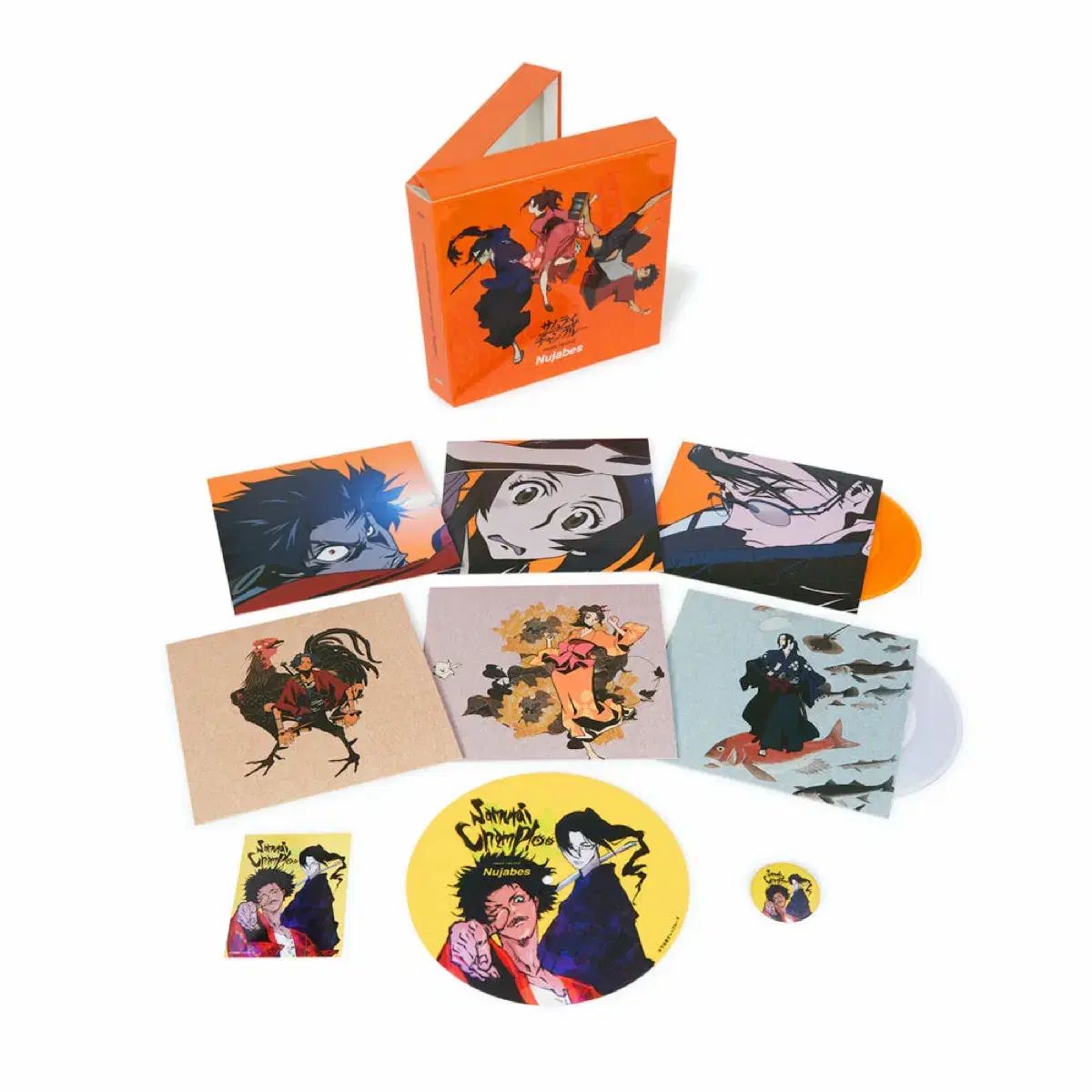 サムライ チャンプルー ヌジャベス 7 インチ 6 Vinyl ボックス セット