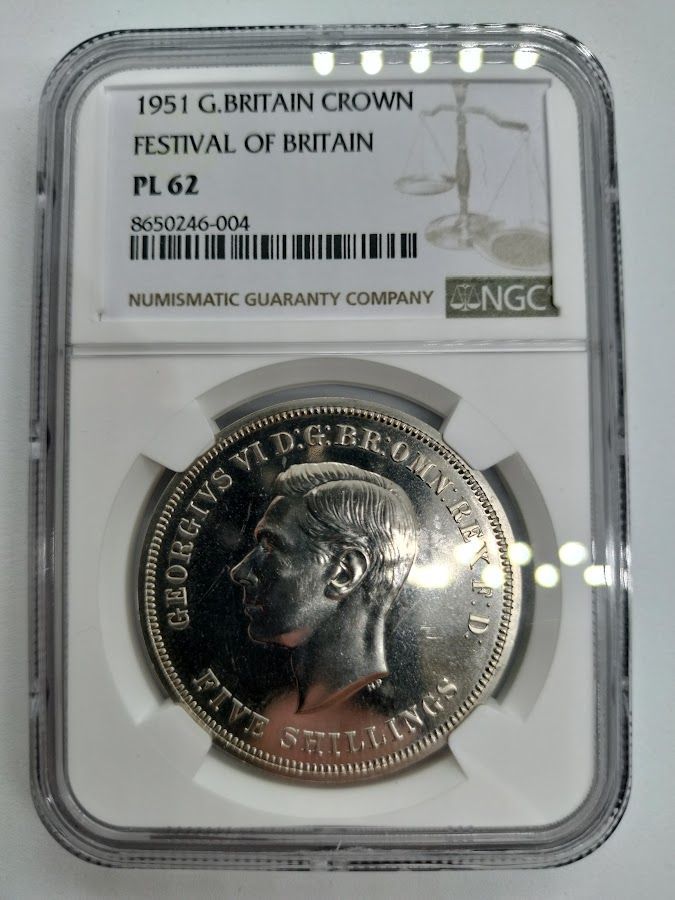 NGC PL62 1951 イギリス クラウン フェスティバル