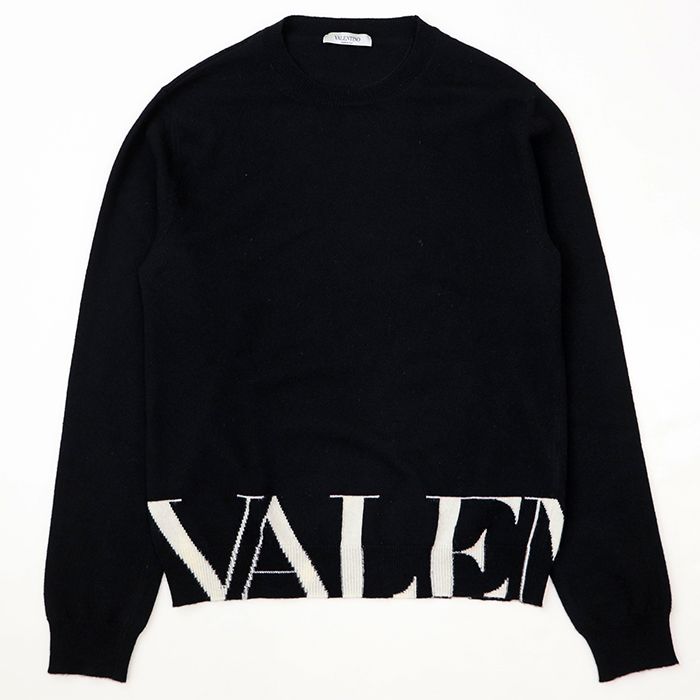 極美品✨Valentino ニット 40 ブラック ウール カシミヤ混イタリア製 SALE【美品】Valentino ヴァレンチノ ニット ウール/カシミヤ サイズ S
