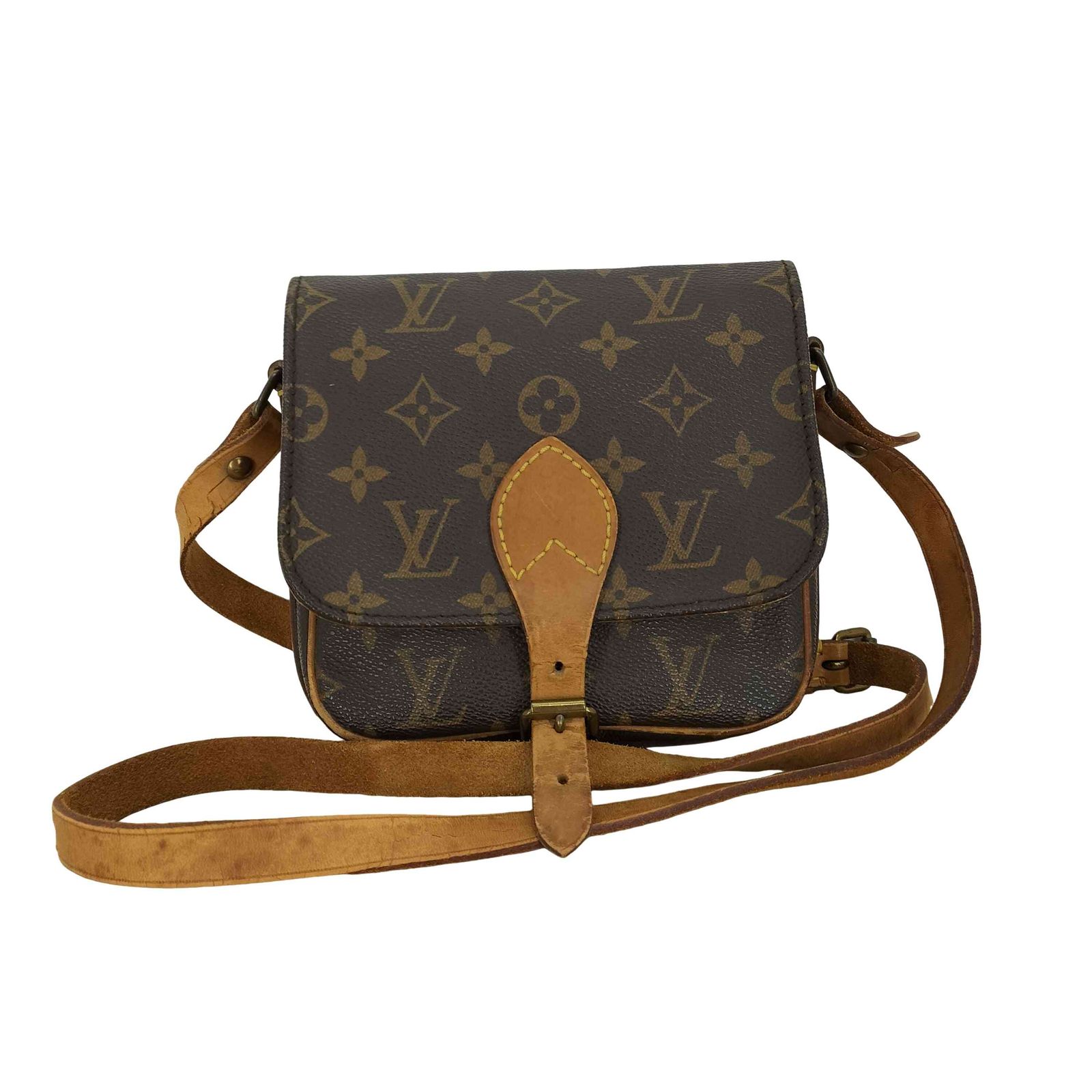 ルイヴィトン LOUIS VUITTON カルトシエール モノグラム キャンバス ショルダーバッグ レディース 表記無