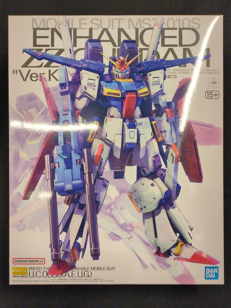 BANDAISPIRITS MG 1/100 バンダイナムコ版 強化型ダブルゼータガンダム Ver.Ka/15+表記