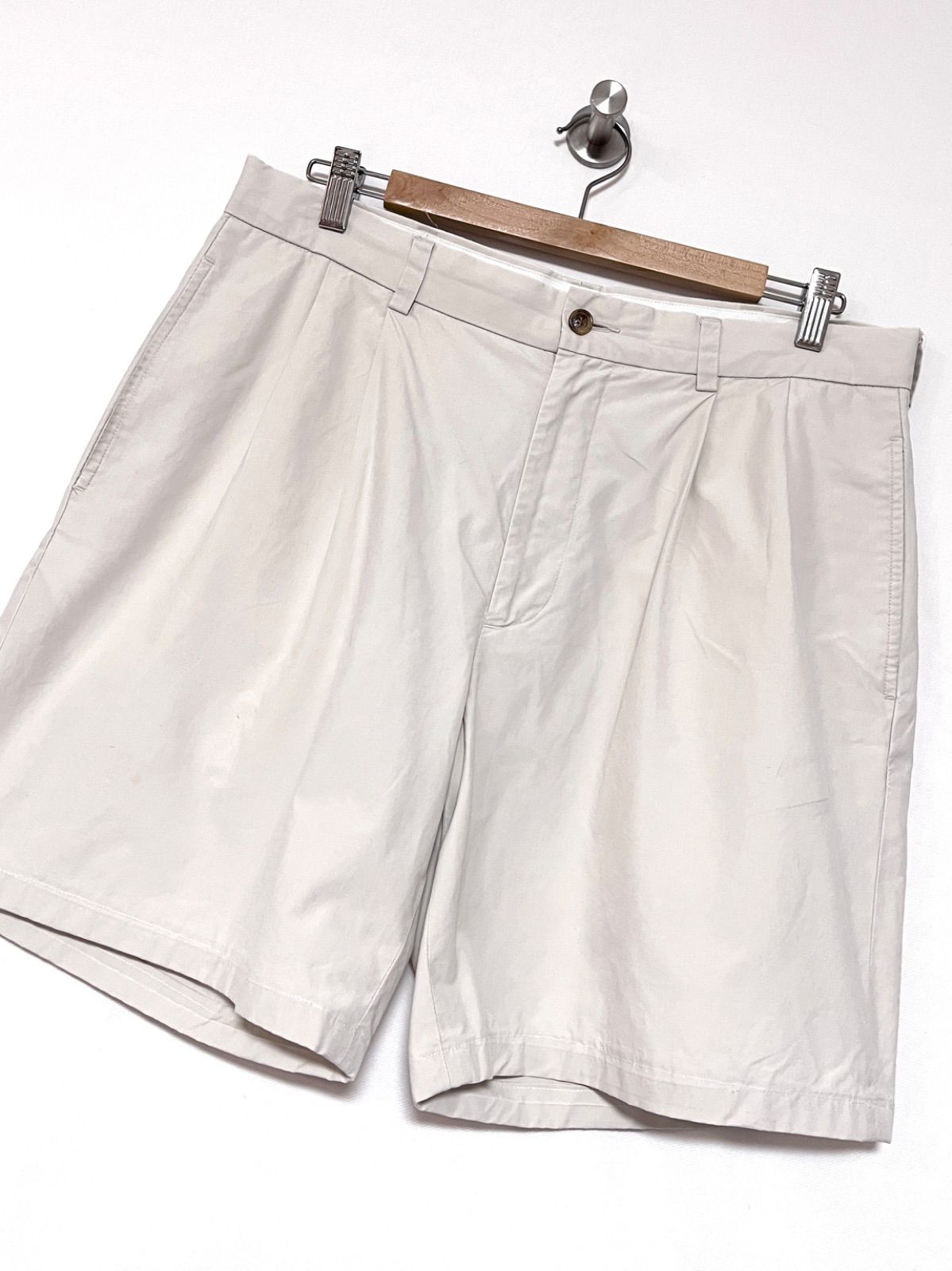 Brooks Brothers】90-00s 346 2タックショートパンツ W34 ブルックス
