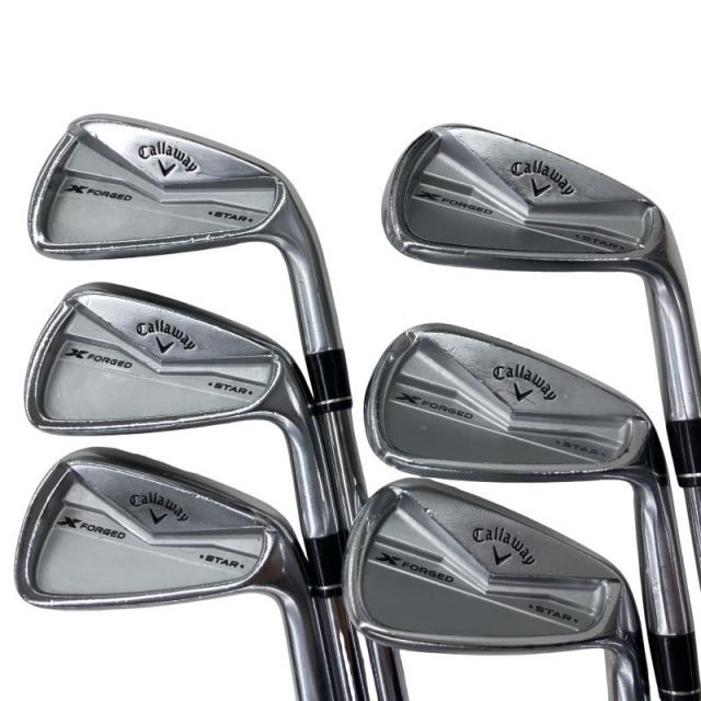 【中古】 キャロウェイ X FORGED STAR(2024) 6S アイアンセット IR NS PRO MODUS3 TOUR105 (フレックスS) メンズ 男性用 右利き 右用 Cランク ゴルフクラブ