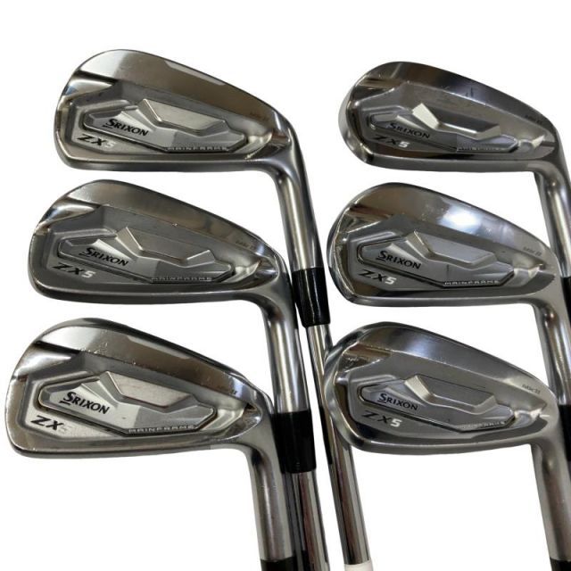【中古】 ダンロップ SRIXON ZX5 Mk II 6S アイアンセット IR リシャフト (フレックスその他) メンズ 男性用 右利き 右用 Cランク ゴルフクラブ