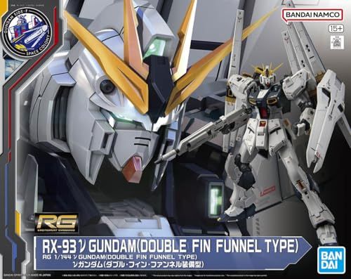BANDAI SPIRITS(バンダイ スピリッツ) RG 機動戦士ガンダム 逆襲のシャア νガンダム(ダブル・フィン・ファンネル装備型) 1/144スケール 色分け済みプラモデルJu BANDAI SPIRITS(バンダイ スピリッツ) RG 機動戦士ガンダム 逆襲のシャア νガンダム(ダブル・フィン・ファンネル装備型) 1/144スケール 色分け済みプラモデルJu