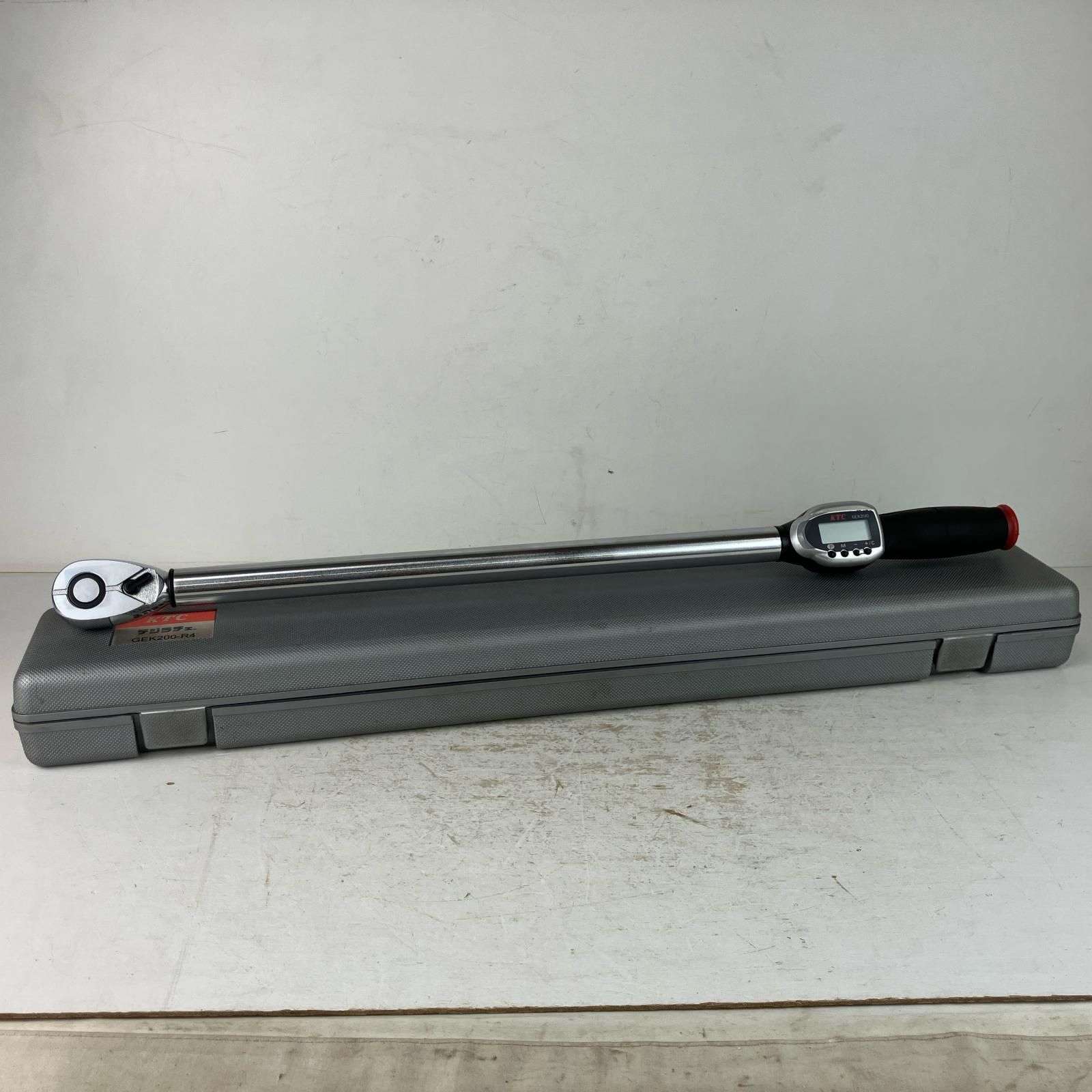 KTC ケーティーシー 12.7mm デジタルトルクレンチ デジラチェ ケース付 ※校正歴不明 GEK200-R4 シルバー