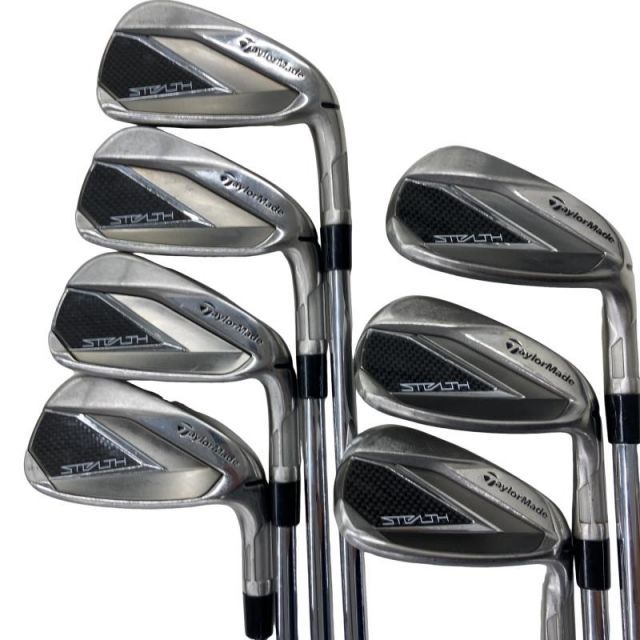 【中古】 テーラーメイド STEALTH 8S アイアンセット IR リシャフト (フレックスその他) メンズ 男性用 右利き 右用 Cランク ゴルフクラブ
