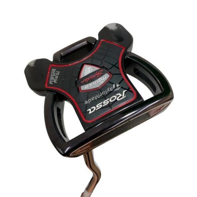 【中古】 テーラーメイド Rossa agsi+ itsy bitsy SPIDER ダブルベンド(Black) 34インチ パター PT スチール (フレックスその他) メンズ 男性用 右利き 右用 Dランク ゴルフクラブ
