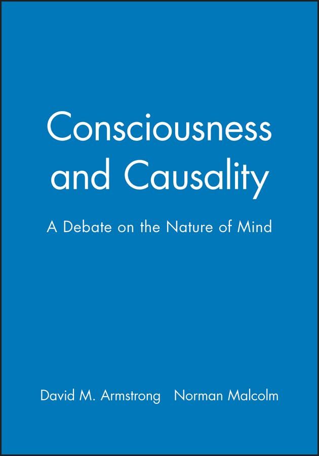 Consciousness and Causality／David Armstrong