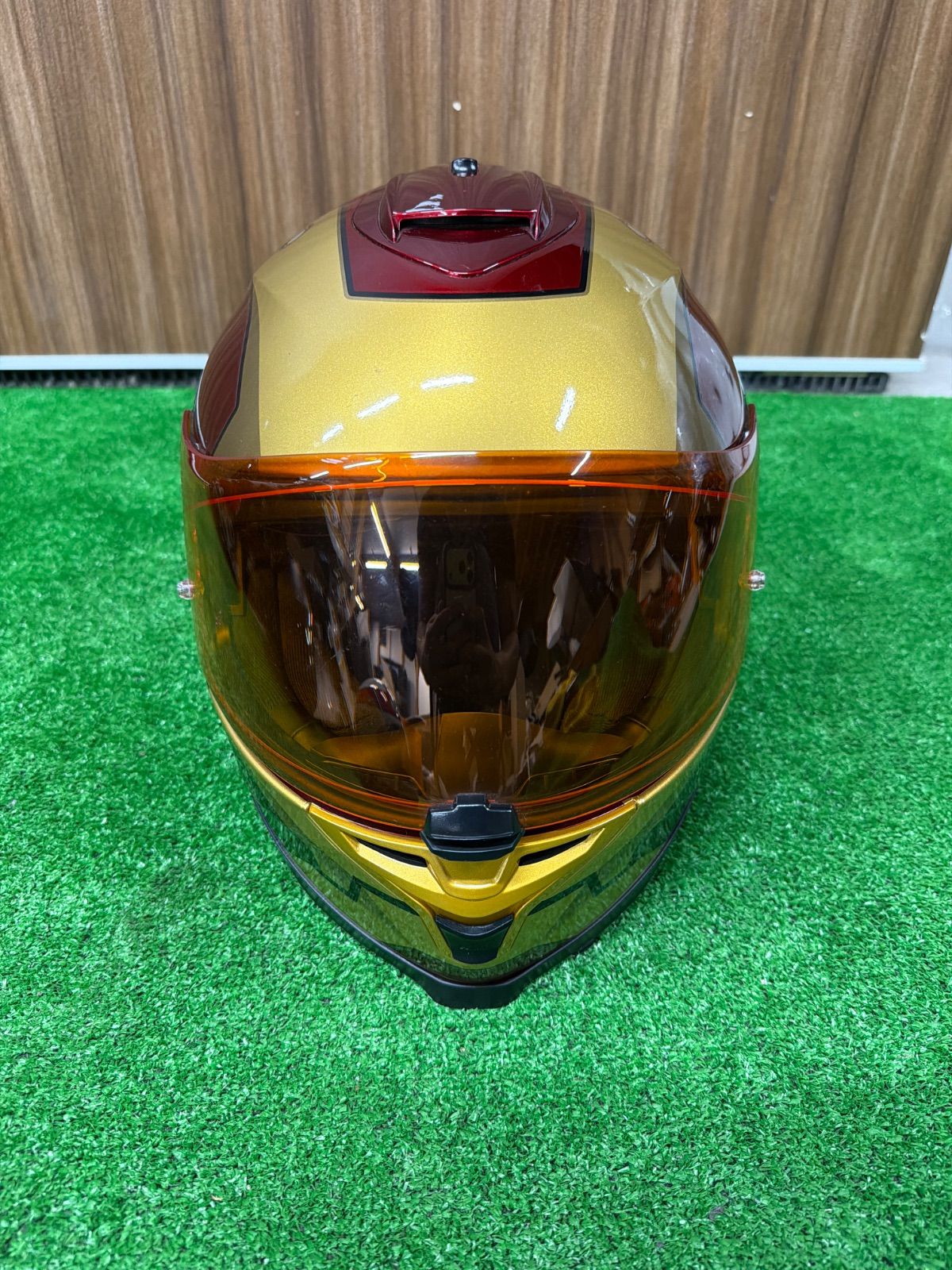 アイアンマン　トニースターク　ヘルメット　フルフェイス　HJC IS17