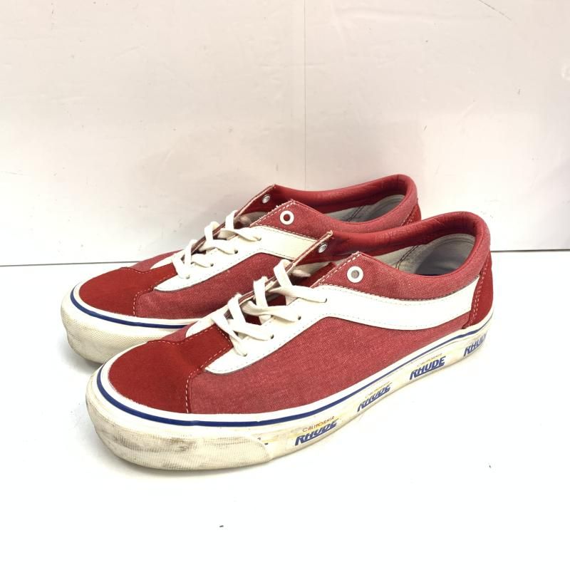 中古】VANS x Bold Ni ローカットスニーカー サイズ27.0cm 赤 ヴァンズ
