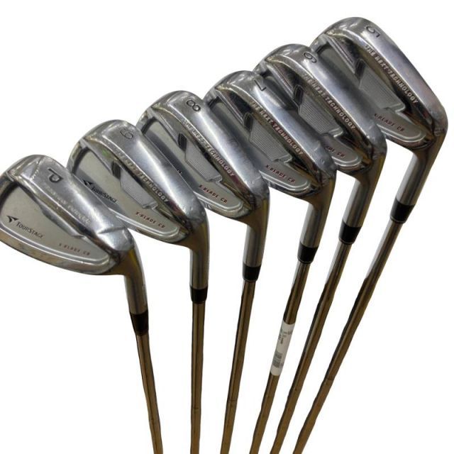 【中古】 ブリヂストン TOURSTAGE X-BLADE CB(2008) 6S アイアンセット IR Dynamic Gold (フレックスS) メンズ 男性用 右利き 右用 Dランク ゴルフクラブ