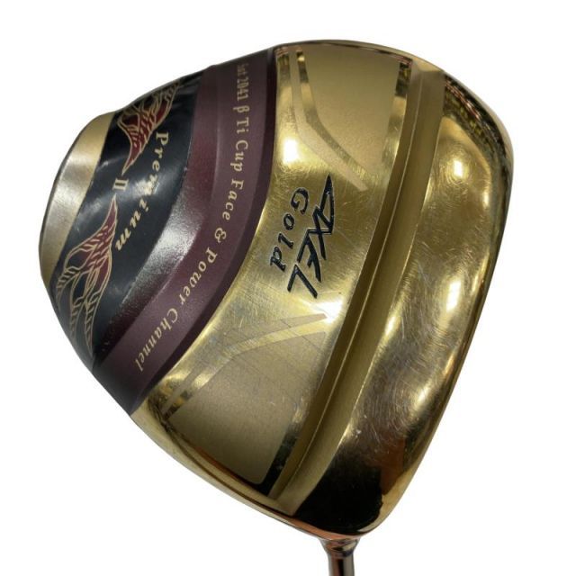 【中古】 つるや AXEL Gold Premium II 10.5° ドライバー DR AXEL Gold Premium II(ドライバー) (フレックスR) メンズ 男性用 右利き 右用 Cランク ゴルフクラブ