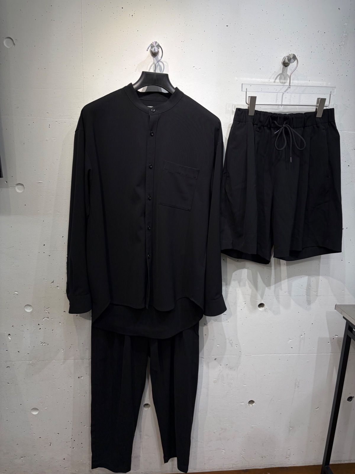 ATTACHIMENT アタッチメント STUDIOUS シャツ パンツ ハーフパンツ ノーカラーシャツ セット