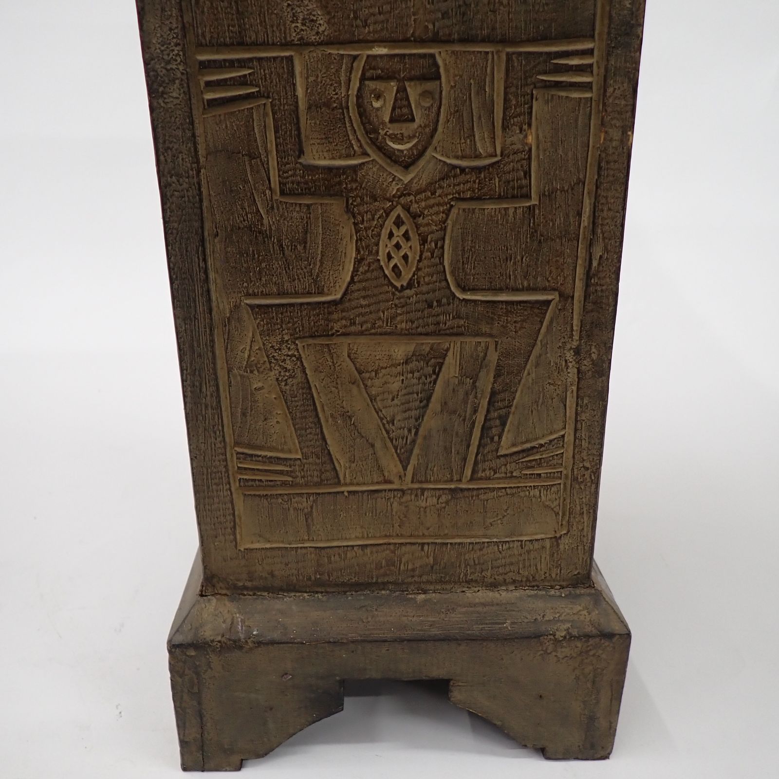 木製 木彫り 4段 棚 チェスト 約29×22.5×高さ62.5cm アジアン