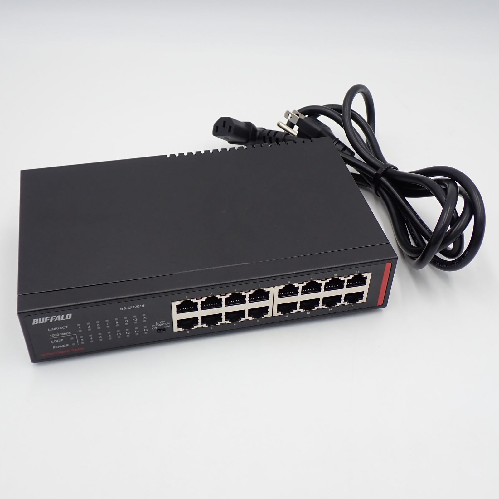 BUFFALO バッファロー レイヤー2 Giga アンマネージスイッチ BS-GU2016 スイッチングハブ 通電確認済み PC周辺機器#16510