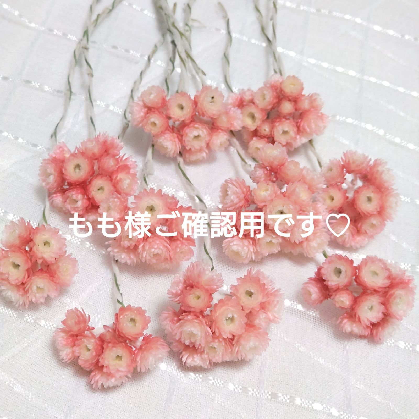 ルビー様 専用ページ ヘリクリサム ルビークラスタードライフラワー花 