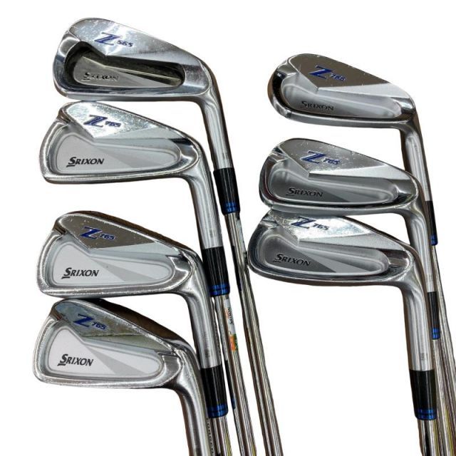 【中古】 ダンロップ SRIXON Z765 限定(ブルー) 6S アイアンセット IR リシャフト (フレックスその他) メンズ 男性用 右利き 右用 Dランク ゴルフクラブ