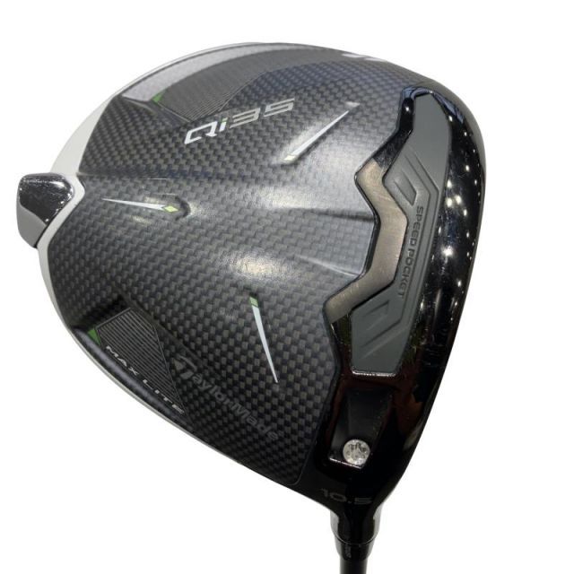 【中古】 テーラーメイド Qi35 MAX LITE 10.5° ドライバー DR AIR SPEEDER TM(Qi35 DR) (フレックスR) メンズ 男性用 右利き 右用 Cランク ゴルフクラブ