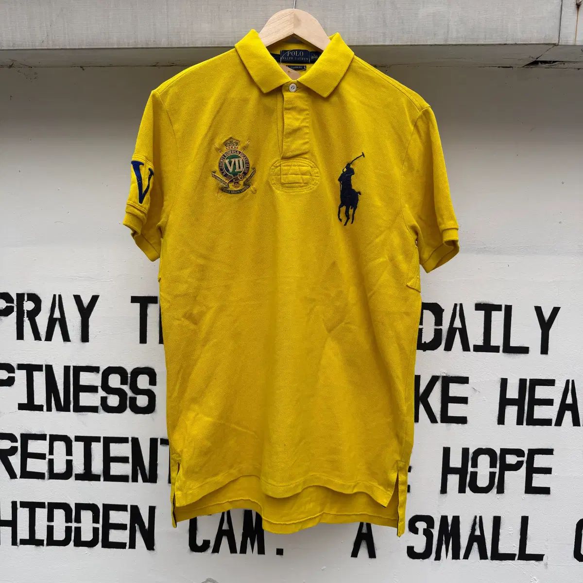 POLO RALPH LAUREN(ポロラルフローレン) ビックポニー イェロー 半袖Tシャツ