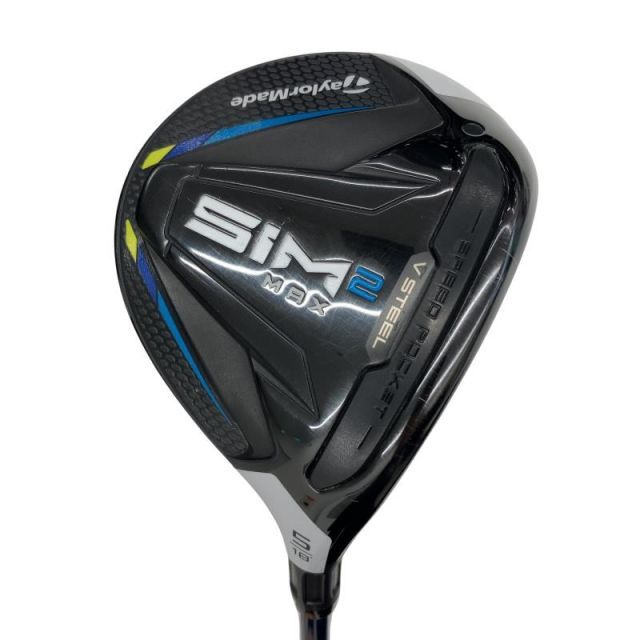 【中古】 テーラーメイド SIM2 MAX 5W フェアウェイウッド FW TENSEI BLUE TM50(SIM2 FW) (フレックスSR) メンズ 男性用 右利き 右用 Bランク ゴルフクラブ