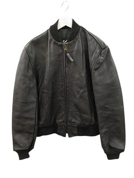 Schott 627S レザー ボンバージャケット ブラック 42(HsToC) ショット SCHOTT レザー ボンバージャケット 627S 革ジャン 44