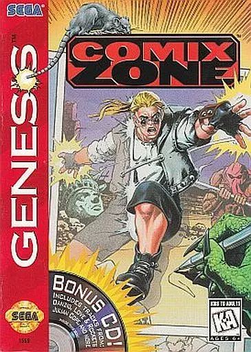 【中古】ジェネシスソフト（海外版メガドライブ） GENESIS版 COMIX ZONE