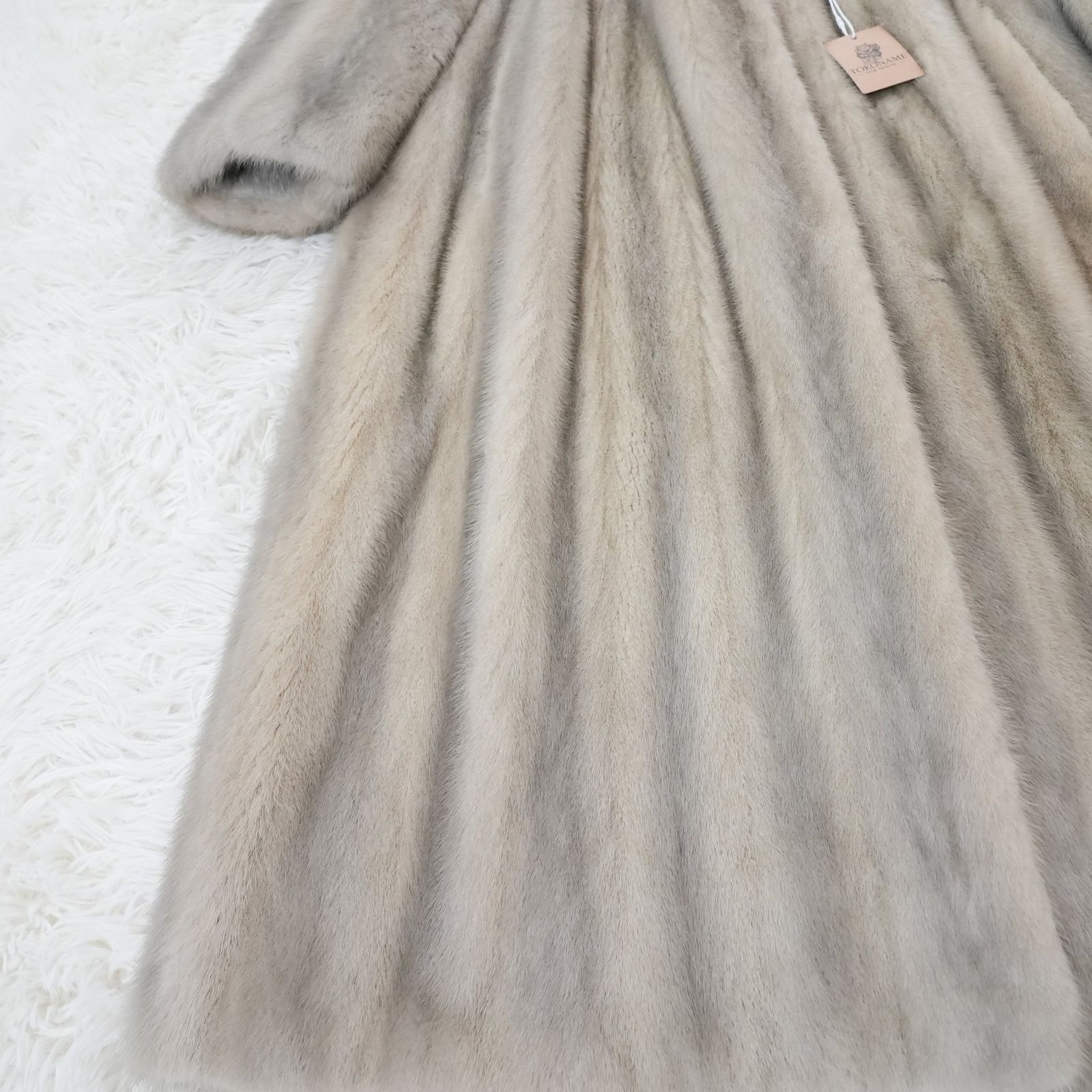 総丈120cm サファイアミンク 毛皮 コート リアルファー ミンク MINK サファイアミンク リアルファー ロングコート 本毛皮 水貂 Sapphire