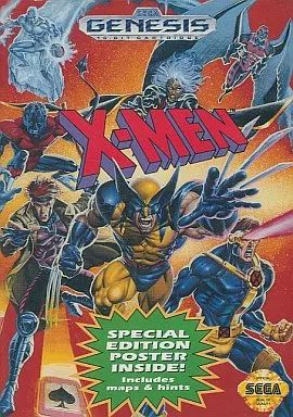 【中古】ジェネシスソフト（海外版メガドライブ） GENESIS版 X-MEN