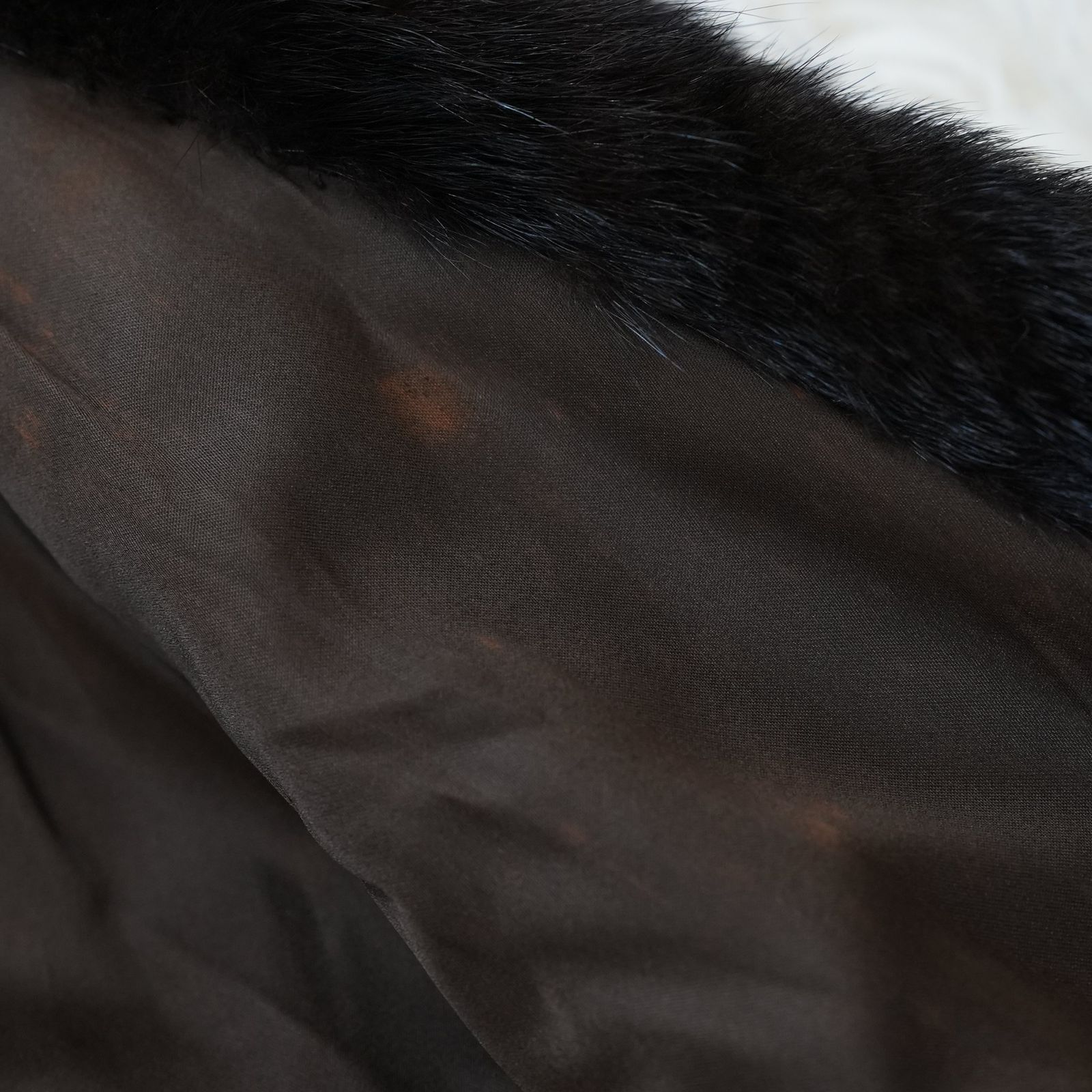 ダークミンク リアルファー ベスト 本毛皮 水貂 Dark Mink Vest