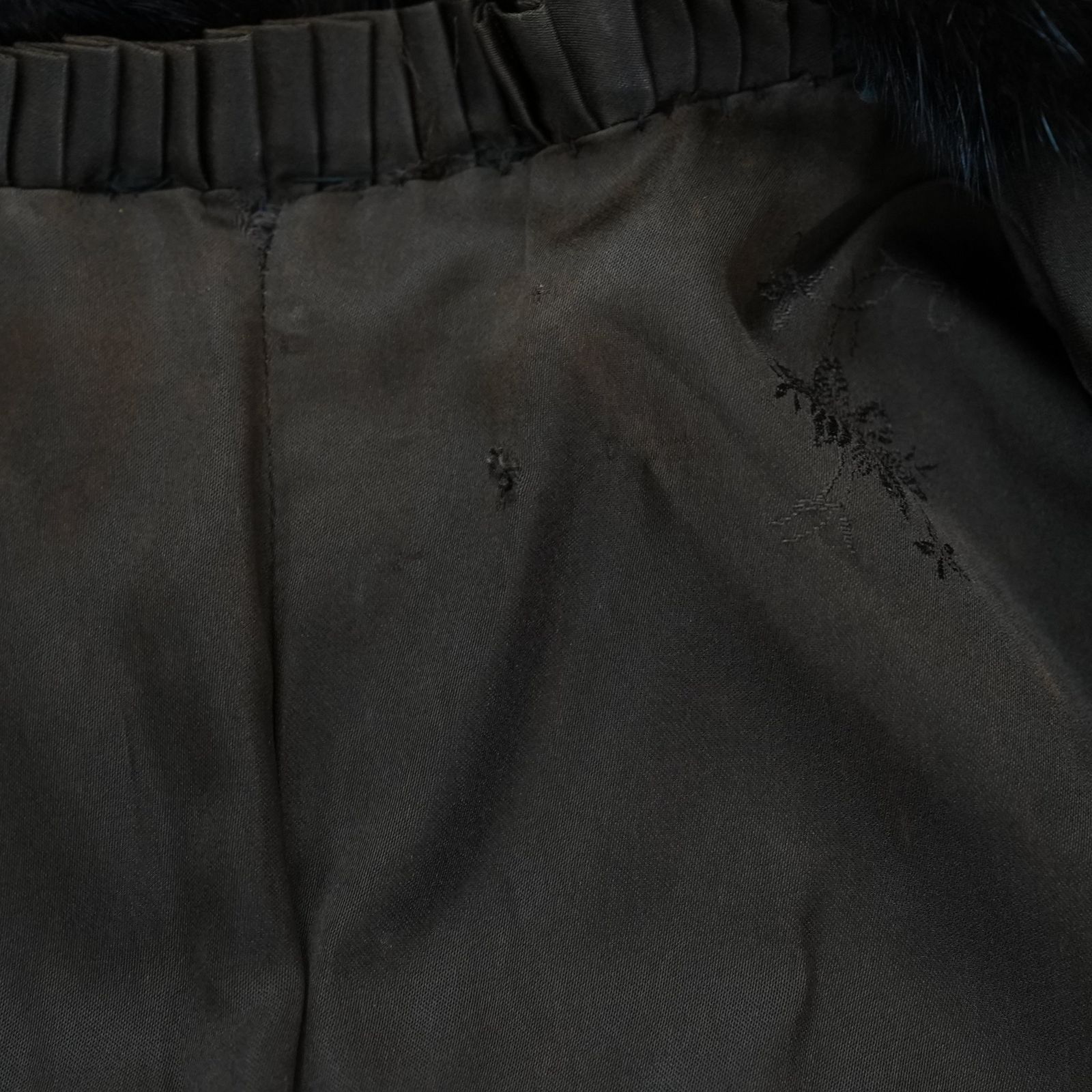 ダークミンク リアルファー ベスト 本毛皮 水貂 Dark Mink Vest