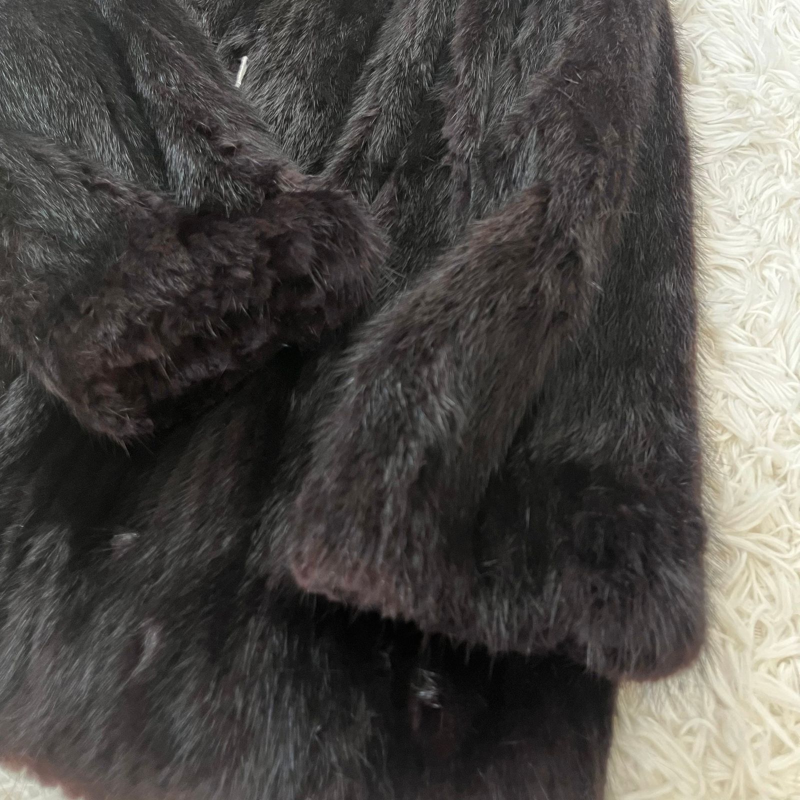 ダークミンク リアルファー コート 本毛皮 水貂 Dark Mink Jacket
