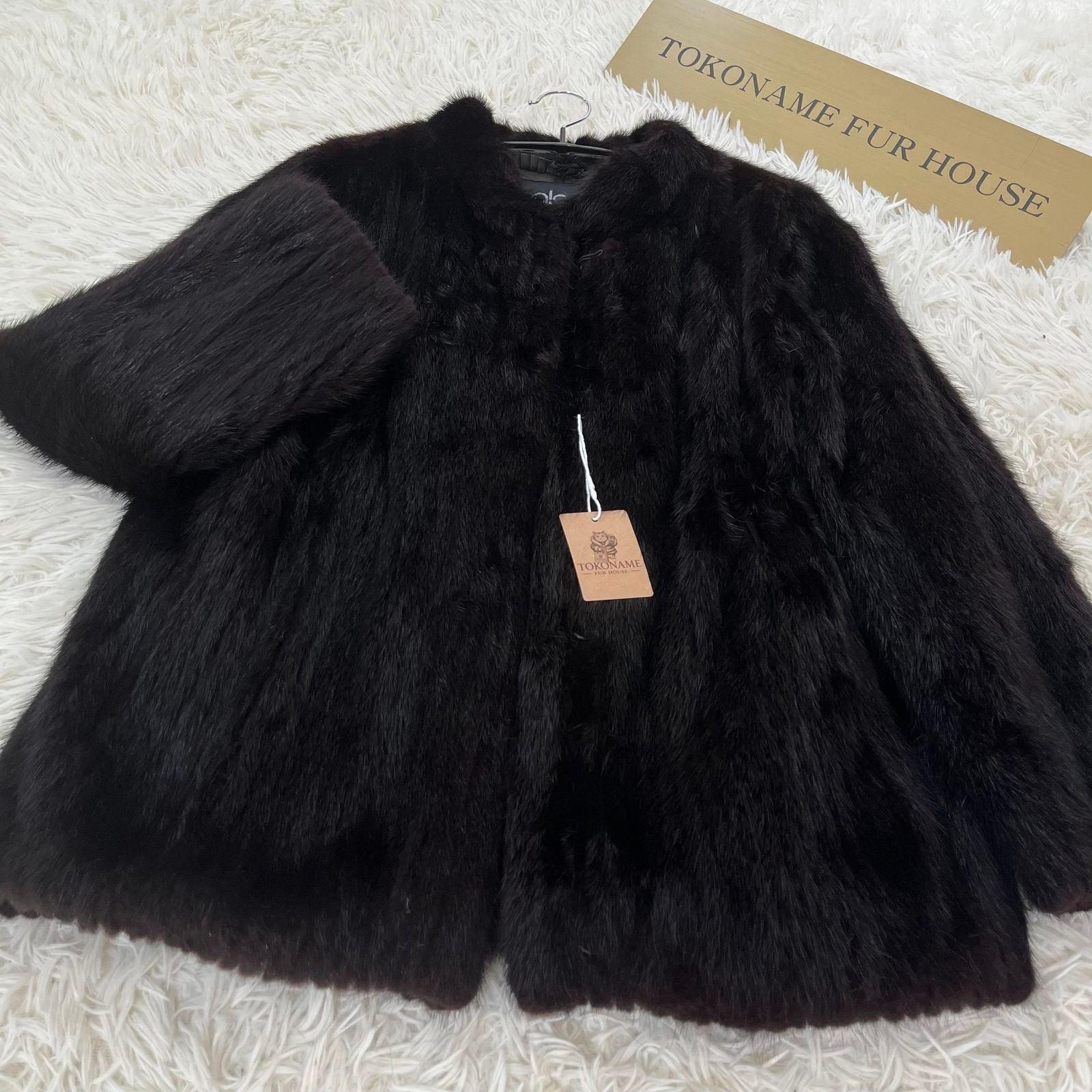 ダークミンク リアルファー コート 本毛皮 水貂 Dark Mink Jacket