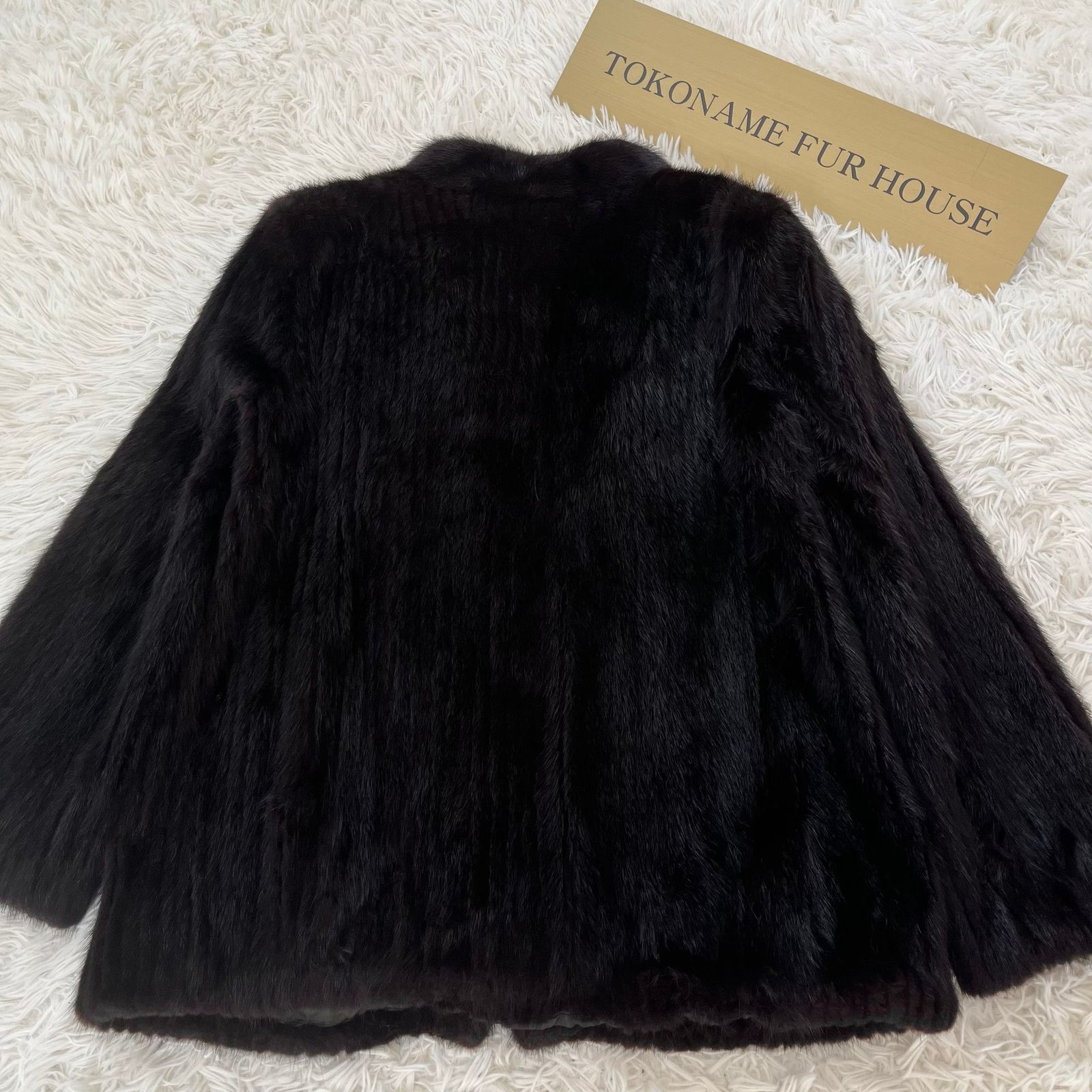 ダークミンク リアルファー コート 本毛皮 水貂 Dark Mink Jacket