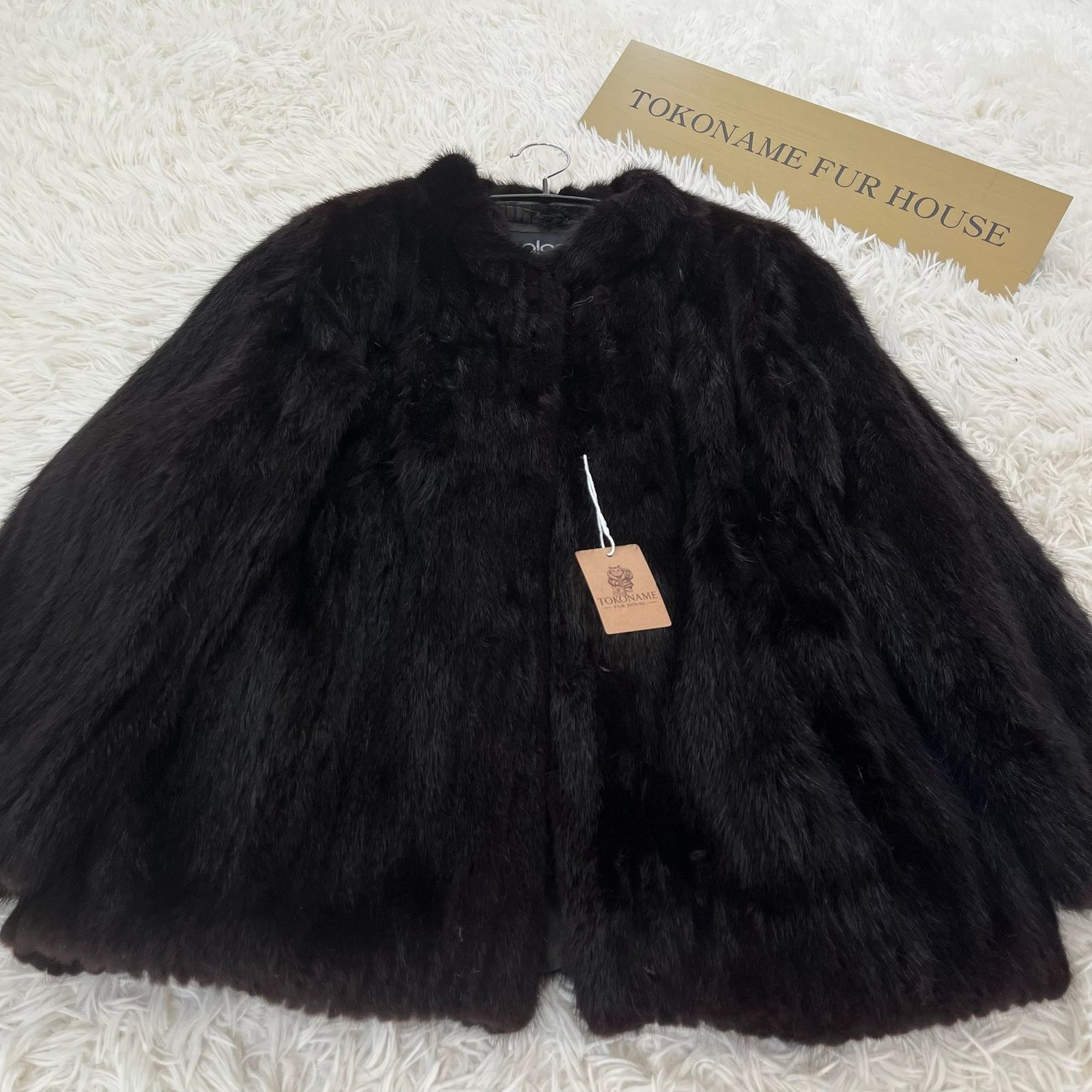 【着丈80cm以上】ダークミンク MINK リアルファーコート 本毛皮 貂 ダークミンク リアルファー コート 本毛皮 水貂 Dark Mink Jacket