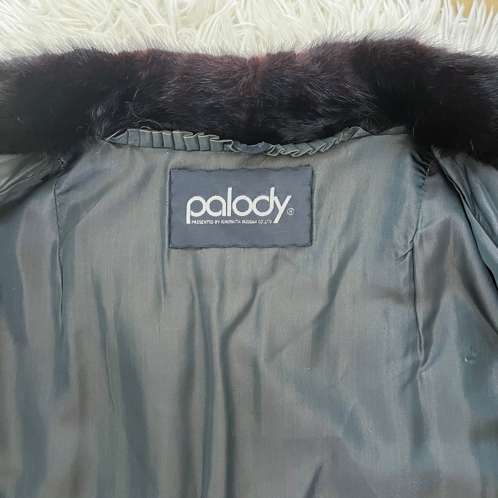 ダークミンク リアルファー コート 本毛皮 水貂 Dark Mink Jacket