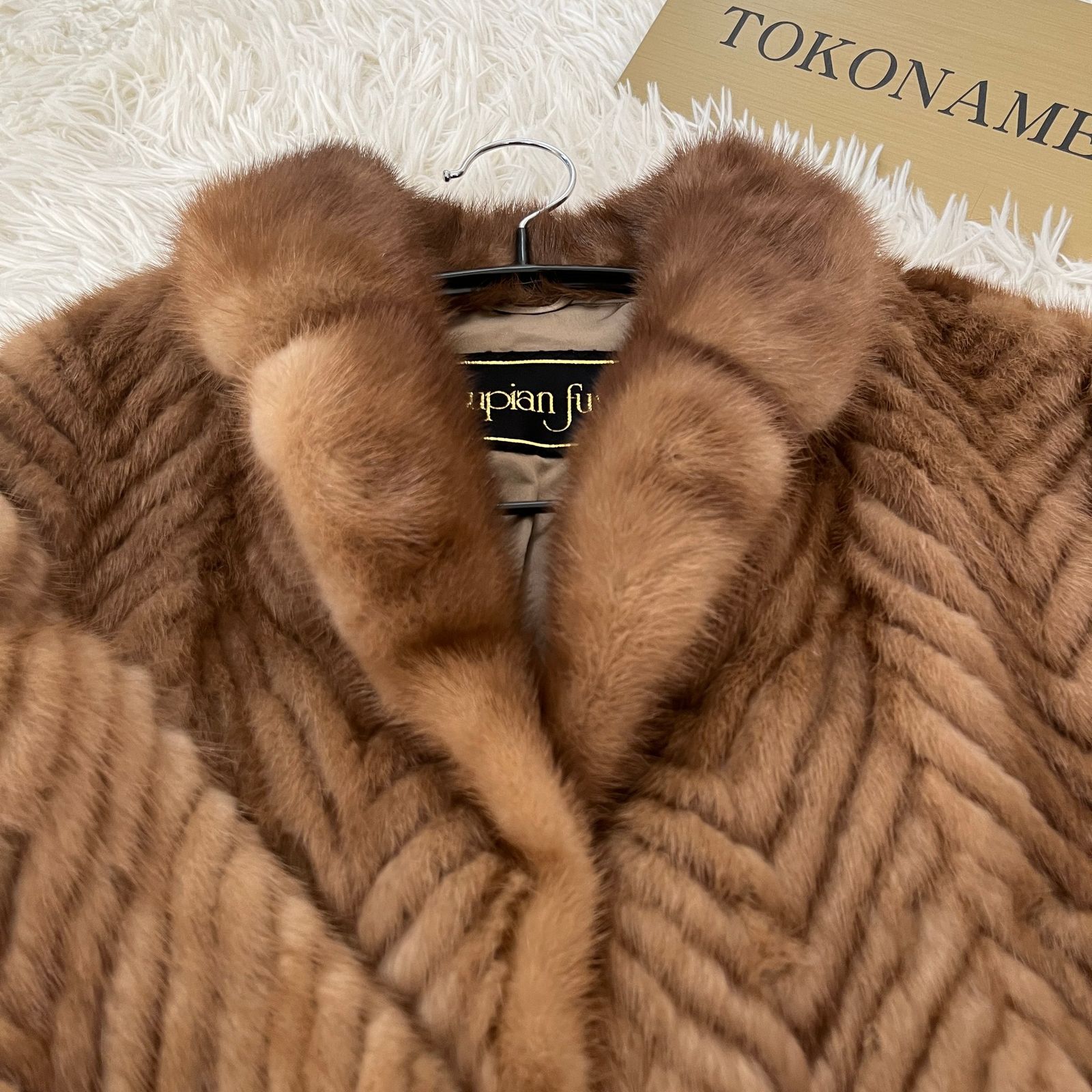 デミバフミンク リアルファー コート 本毛皮 水貂 Demi Buff Mink