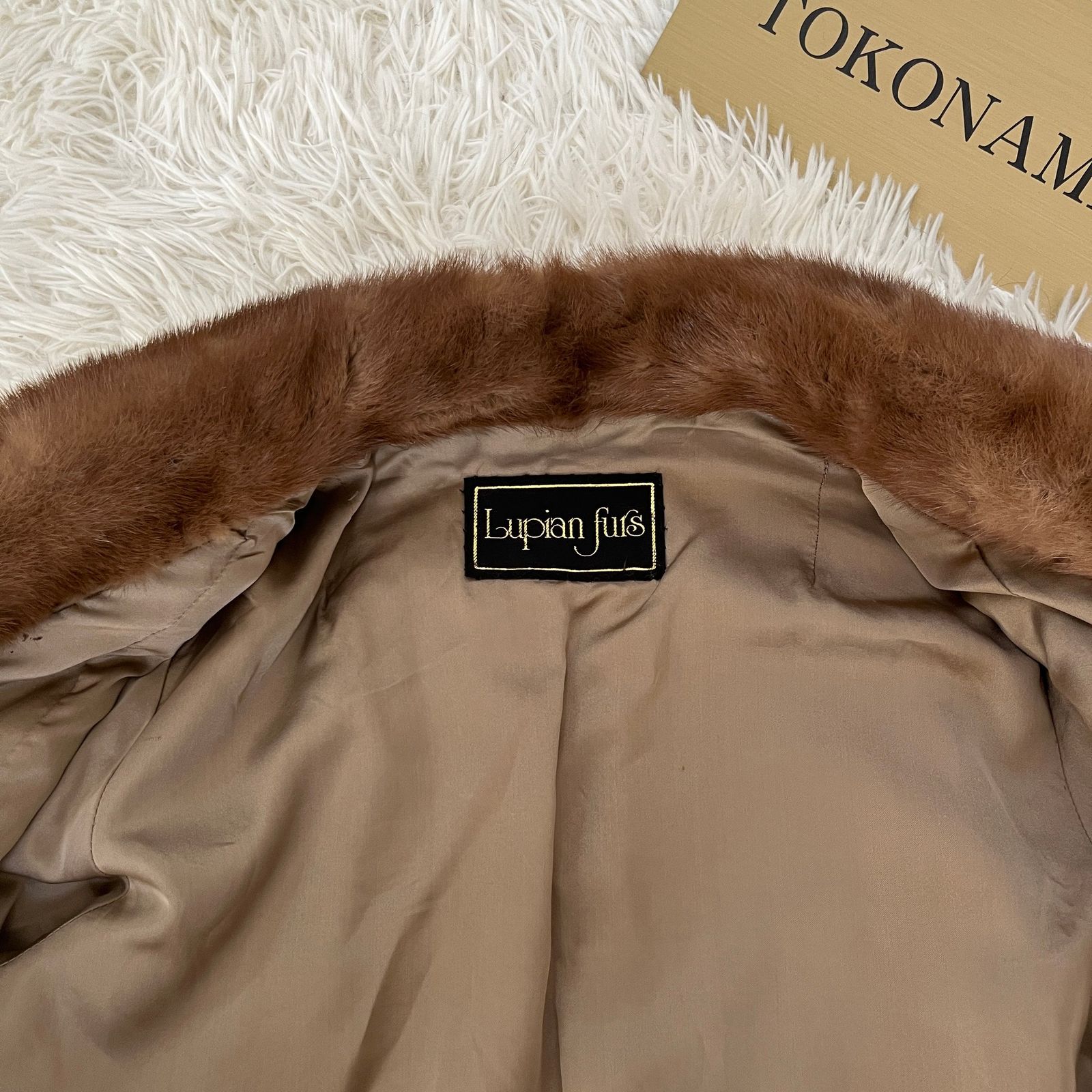 デミバフミンク リアルファー コート 本毛皮 水貂 Demi Buff Mink